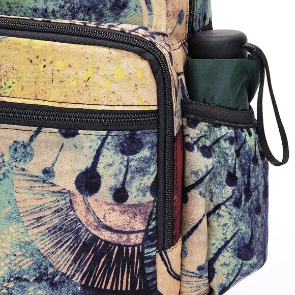 Women Canvas Sling Bag Small Boho Crossbody Purse Large Capacity Travel - Picture 9 of 9